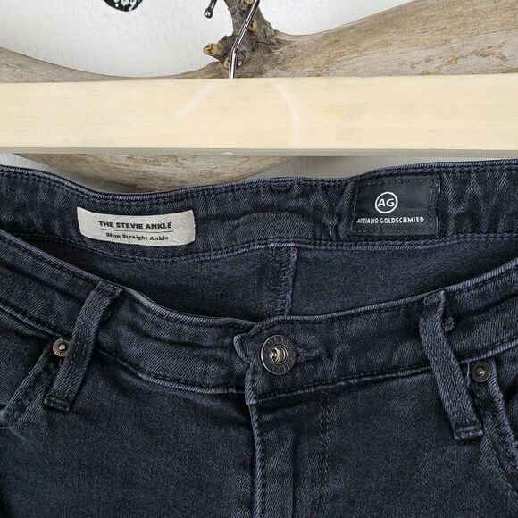 AG adriana goldschmied black stevie ankle skinny - Picture 5 of 7